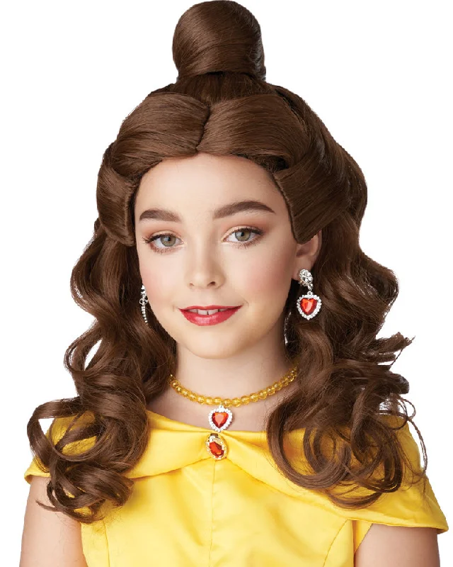 Short bob wig with soft shine-Belle Brown Kids Wig