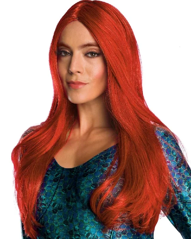 Wig for sparse crown-DC Aquaman Mera Womens Wig