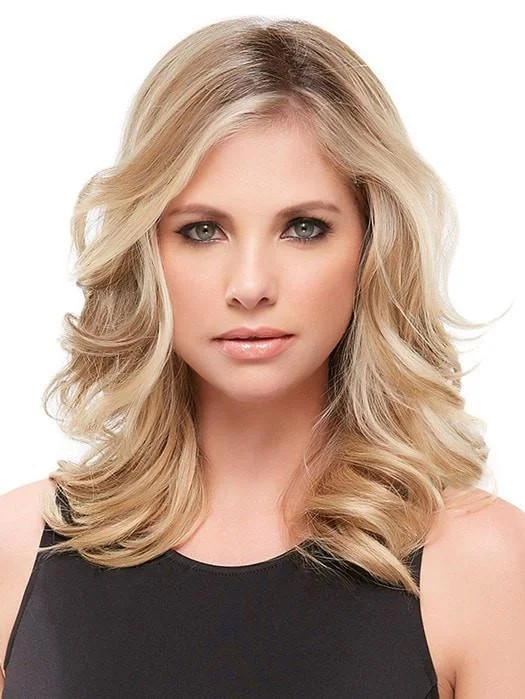 Long straight wig with tight texture-easiPart HD XL 12" | Hair Topper