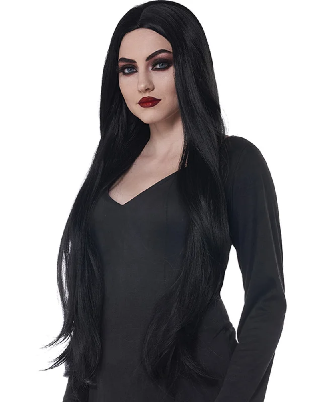 Long wig with tight texture-Extra Long Black Wig