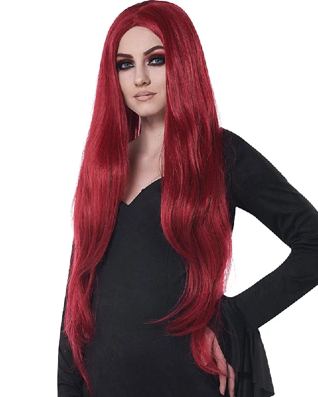 Wig for instant flair-Extra Long Red Cosplay Wig