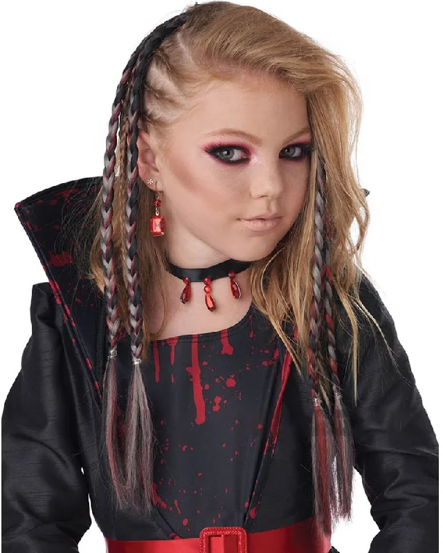 Wig styling kit home-Red Clip in Braids