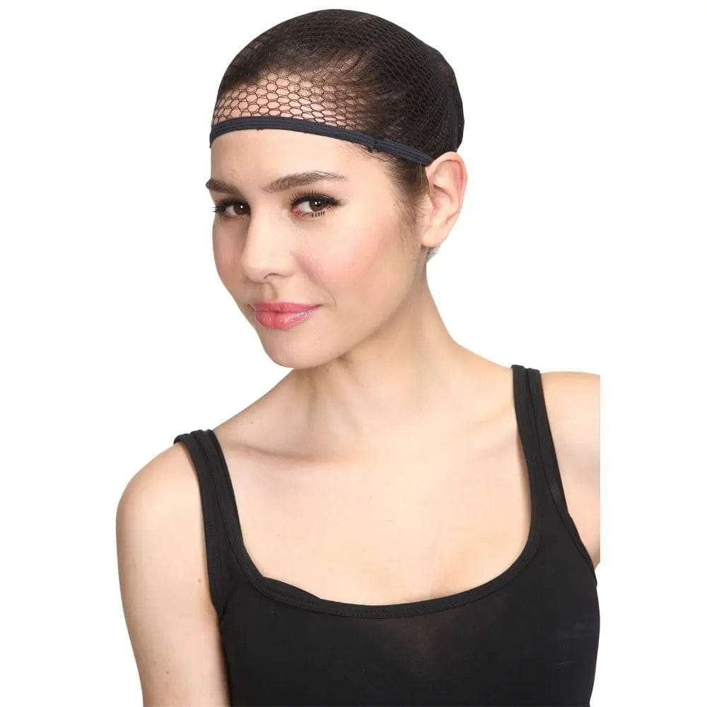 Wig for deep flair-Wig Cap Mesh Hair Net Breathable Liner Black Natural