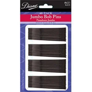 DIANE JUMBO BOB PINS-BLACK 40 CT