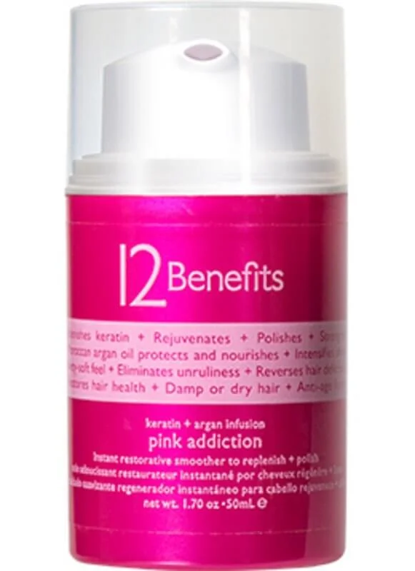 Hair care routine for hair potency-12 BENEFITS PINK ADDICTION 1.7 OZ