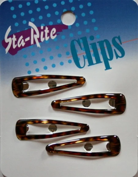 Sta Rite 2 Inch Tortoise Snap-eze Clips 4 Count