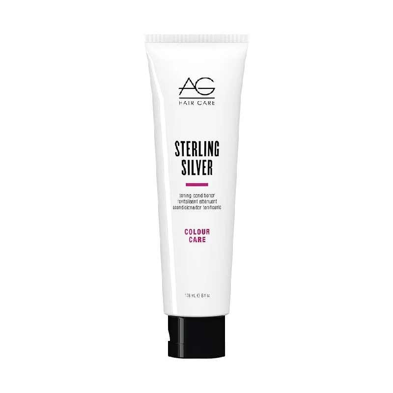 Hair care routine for hair sturdiness-AG Hair Colour Care Sterling Silver Toning Conditioner 178ml