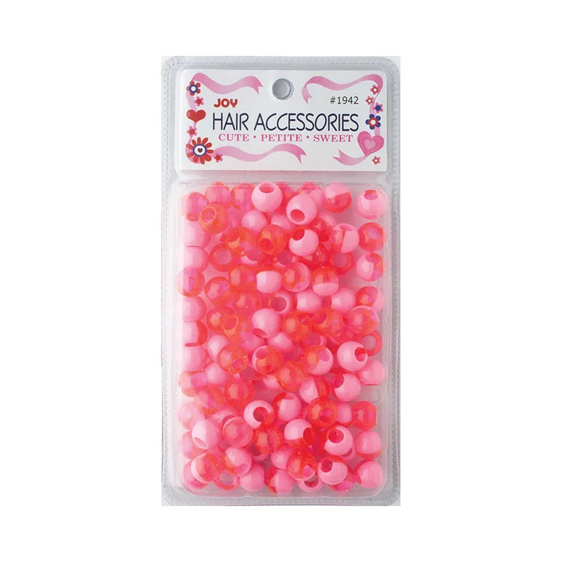 ANNIE JOY Round Beads XLarge Size Large Package 2-Tone Vivid [PINK] #01942