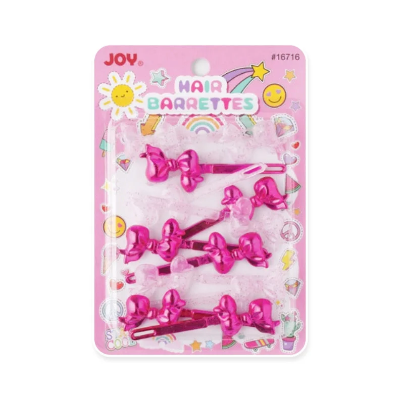 ANNIE Joy Hair Barrettes II Ribbon [ASSORTED COLOR] #16716