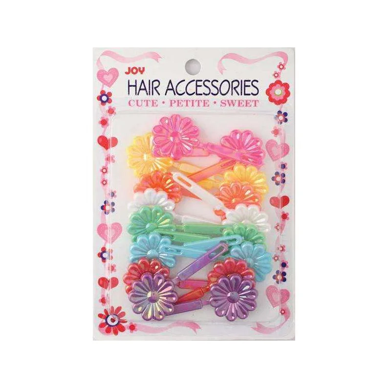 ANNIE Joy Hair Barrettes Pearl Rainbow Daisy [ASSORTED COLOR] #16400