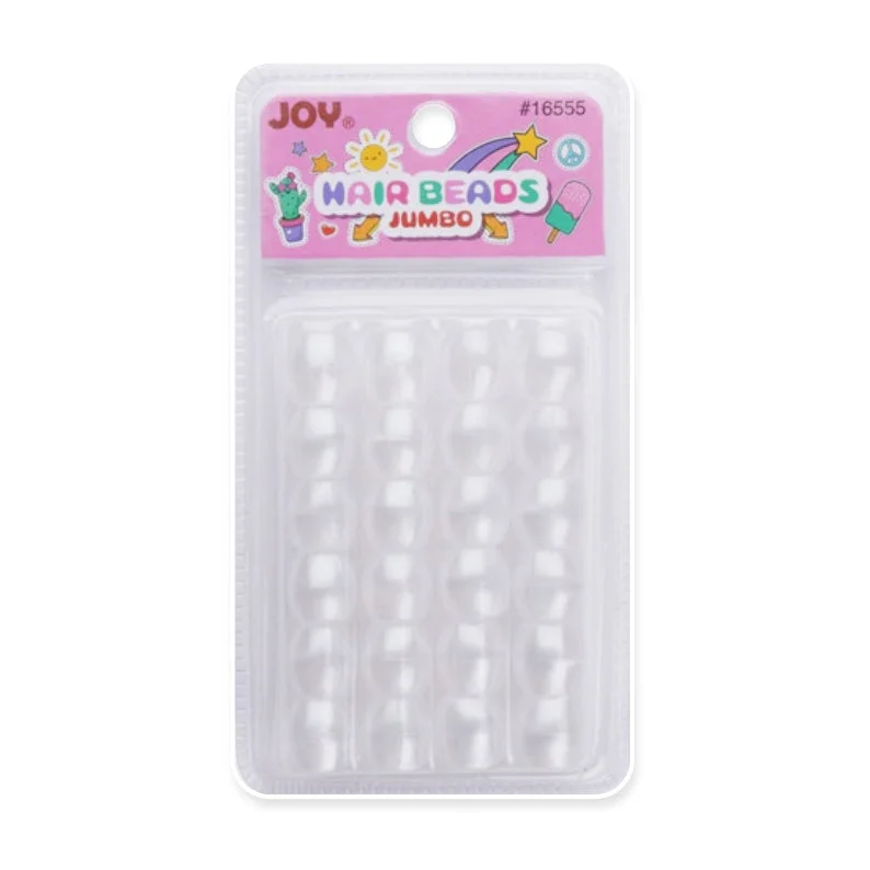 ANNIE JOY Oval Beads Jumbo Size Small Package Pearl [WHITE] #16555