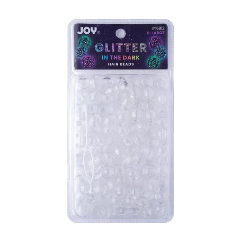 ANNIE Joy Round Beads XL Size Large Package Glitter [Clear] #16812