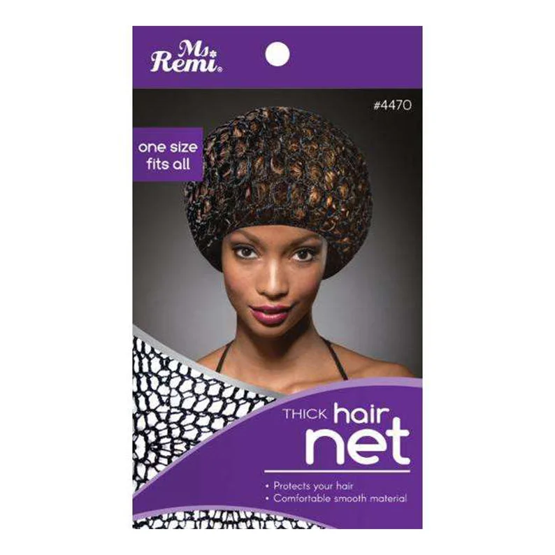 ANNIE MS. REMI Thick Hair Net [BLACK] #04470