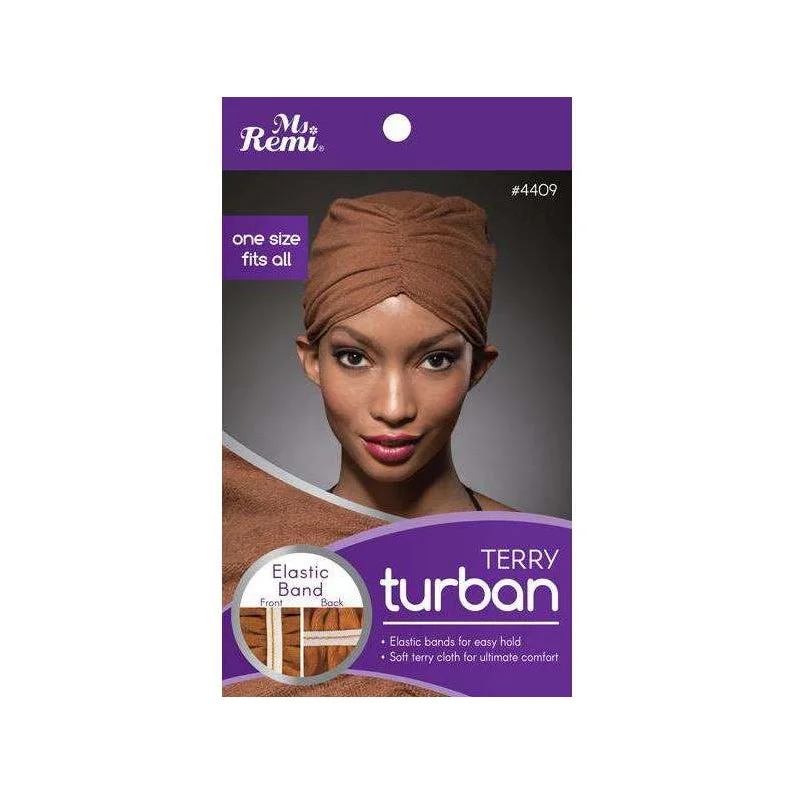 ANNIE MS. REMI Terry Turban [ASSORTED COLOR] #04409