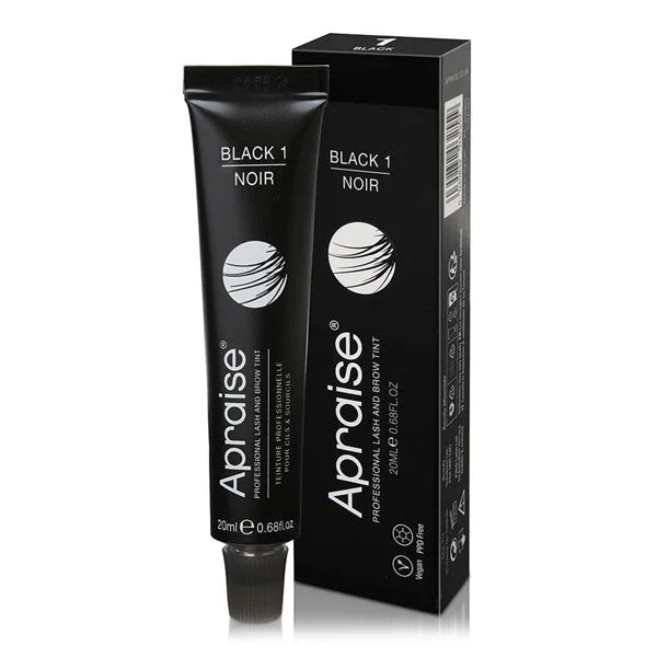 Apraise Black Eyelash & Eyebrow Tint - No. 1 20ml