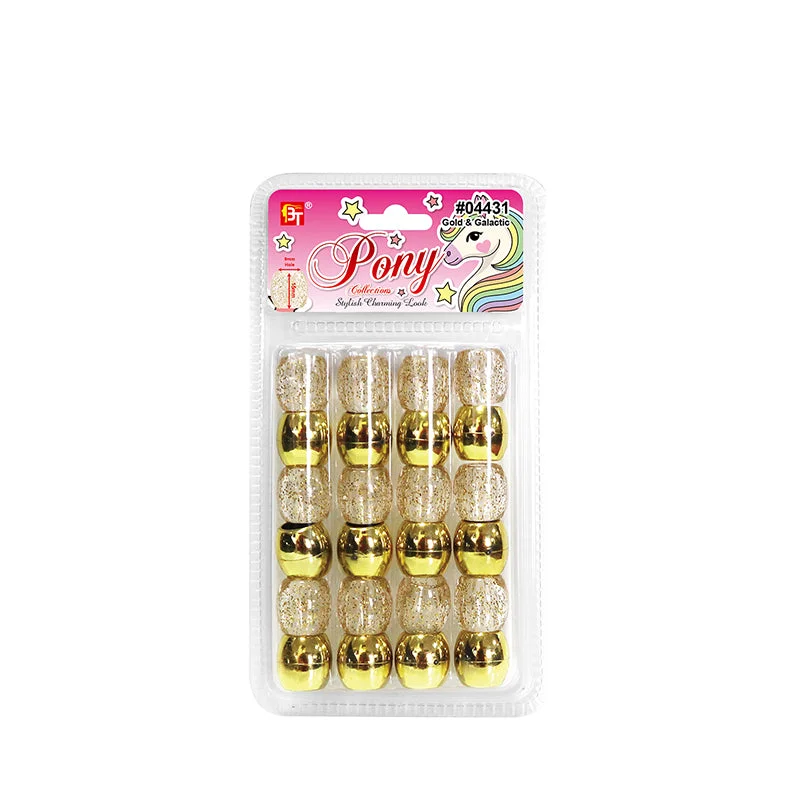 BEAUTY TOWN Hair Beads [GOLD & CLEAR] #04431