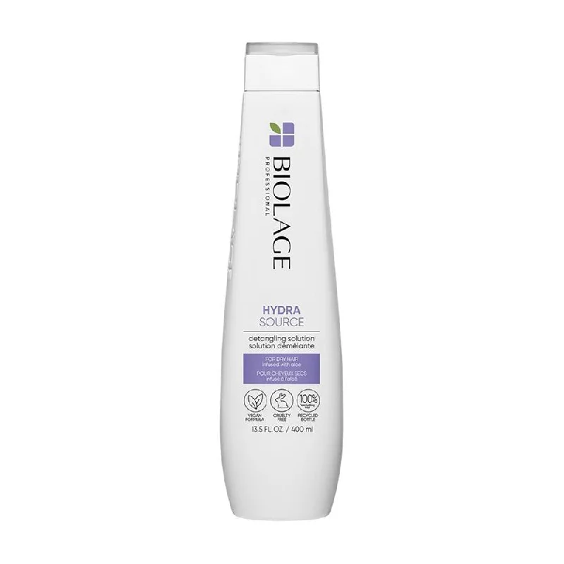 Hair care products with moringa seed-Biolage HydraSource Detangling Solution 400ml