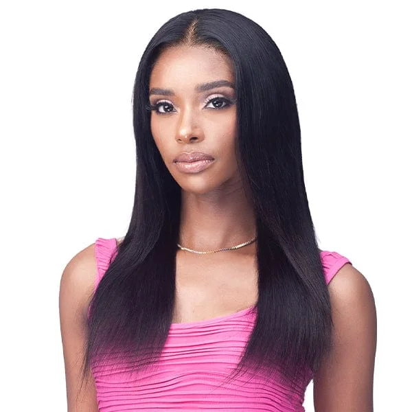 real person hair ring pebbled ring-Bobbi Boss 100% Human Hair 13X4 Lace Front Wig - MHLF553 IMANI 22"