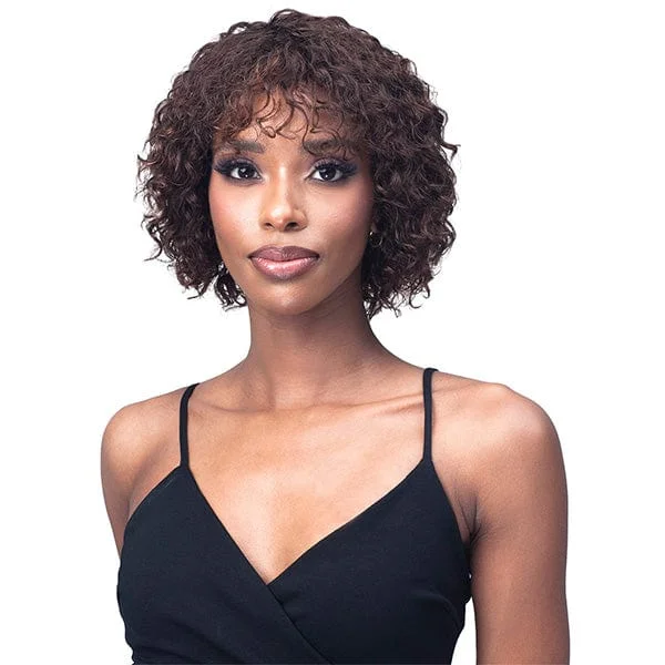 real person hair ring tufted band-Bobbi Boss 100% Human Hair Wig - MH1504 CLAIRE