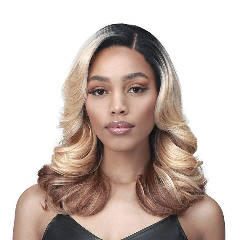 Synthetic wigs for epic nights-BOBBI BOSS 13x5 HD Synthetic Hair Lace Wig MLF673 MELONY