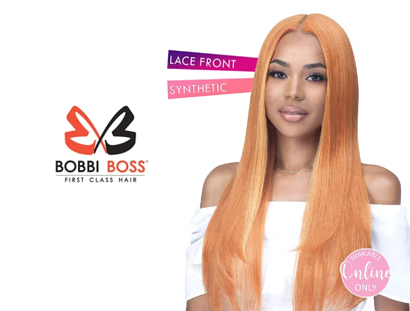 Synthetic wigs for bulk sales-BOBBI BOSS SYNTHETIC LACE SERIES WIG-MLF903 CAMPBELL