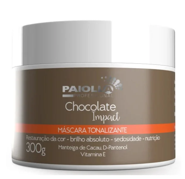 Chocolate Impact Tinting Color Maintenance Hair Treatment Mask 300g - Paiolla