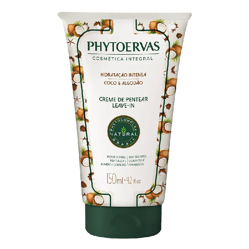 Phytoervas Cream of Combing Intense Hydration Coconut and Cotton 150ml