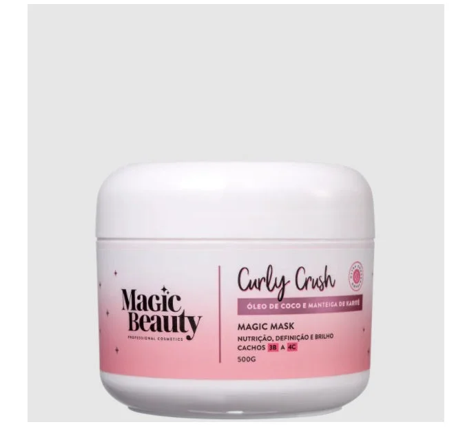 Curly Crush Coconut Oil Shea Butter Nourishing Hair Mask 500g - Magic Beauty