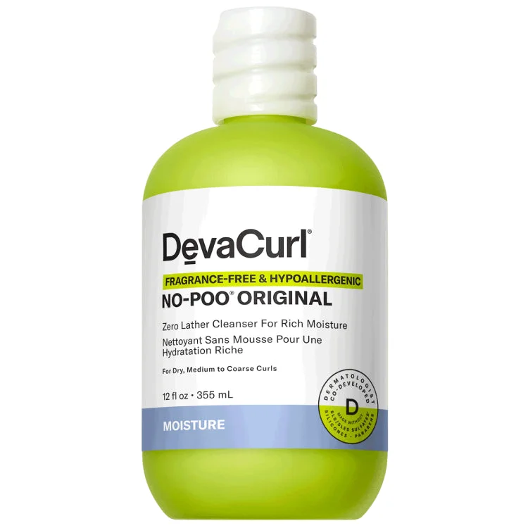 Devacurl No Poo Original Fragrance Free 12 oz