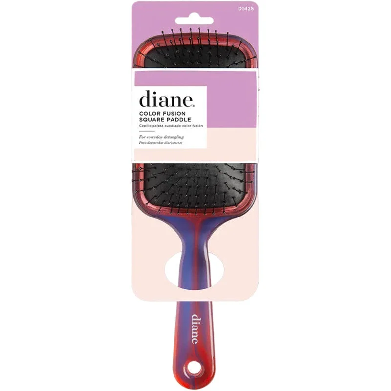 Curl set spray-Diane Color Fusion Square Paddle Brush