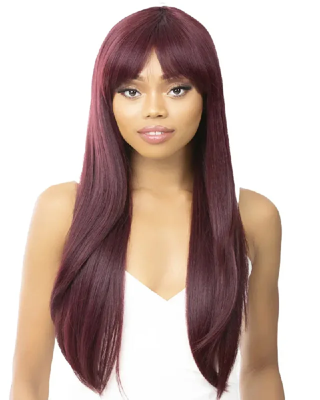 Synthetic wigs with shy purple-Elesha | Synthetic Wig by It's a Wig