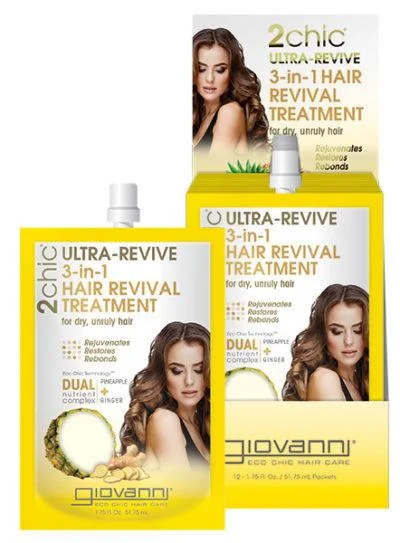 Hair care routine for hair potency-Giovanni 2Chic Ultra Revive 3-in-1 Treatment