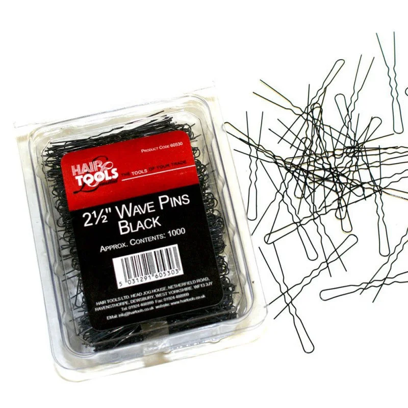 Fix lotion-Hair Tools 2½” Wave Pins Black (Box Of 1000) *