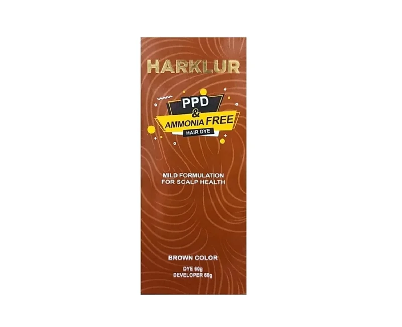 Harklur Hair Color Brown Color, 60Gm