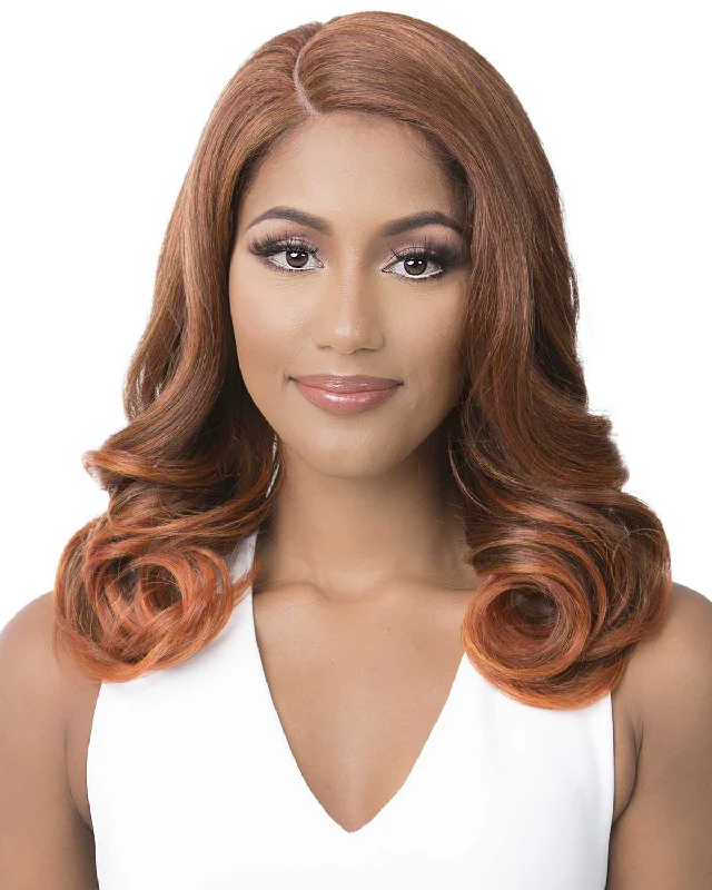 Synthetic wigs with full curls-HD Lace Alana | Lace Front & Lace Part Synthetic Wig by It's a Wig