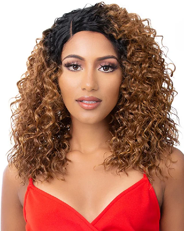 Synthetic wigs with bold texture-HD Lace Indah | Lace Front & Lace Part Synthetic Wig by It's a Wig