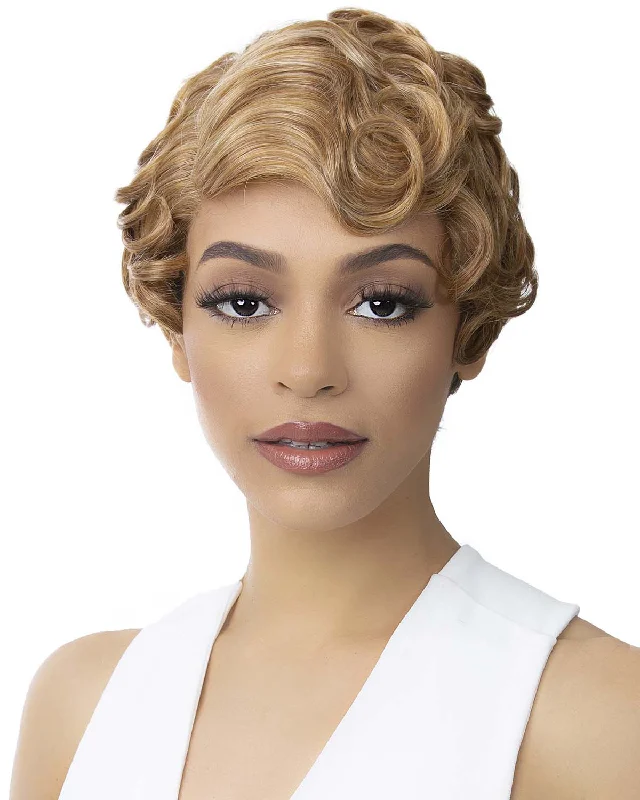 Synthetic wigs with twirl curls-HD Lace Love Me | Lace Front & Lace Part Synthetic Wig by It's a Wig