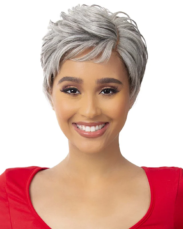 Synthetic wigs with neat waves-HD Lace Salli | Lace Front & Lace Part Synthetic Wig by It's a Wig