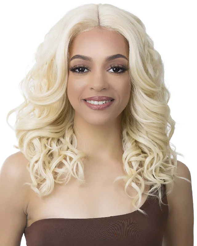 Synthetic wigs with lush waves-HD Lace Zarina | Lace Front & Lace Part Synthetic Wig by It's a Wig