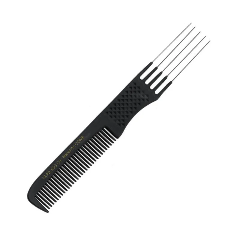 Dew cream-Head Jog C Combs - C8 Metal Pin Comb