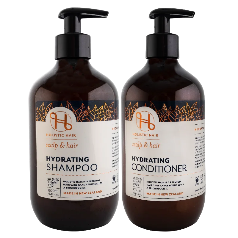 Hydrating Shampoo and Conditioner 500ml Set