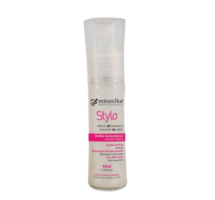 Pure cream-Instant 4D Shine Stylo Anti Frizz Sunscreen Protection Finisher 45ml - Minas Flor