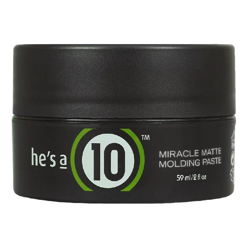 Mend cream-Its A 10 He's a 10 Miracle Matte Molding Paste 2 oz