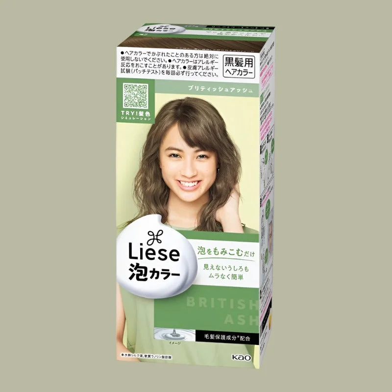 Kao Liese Prettia Bubble Hair Color British Ash