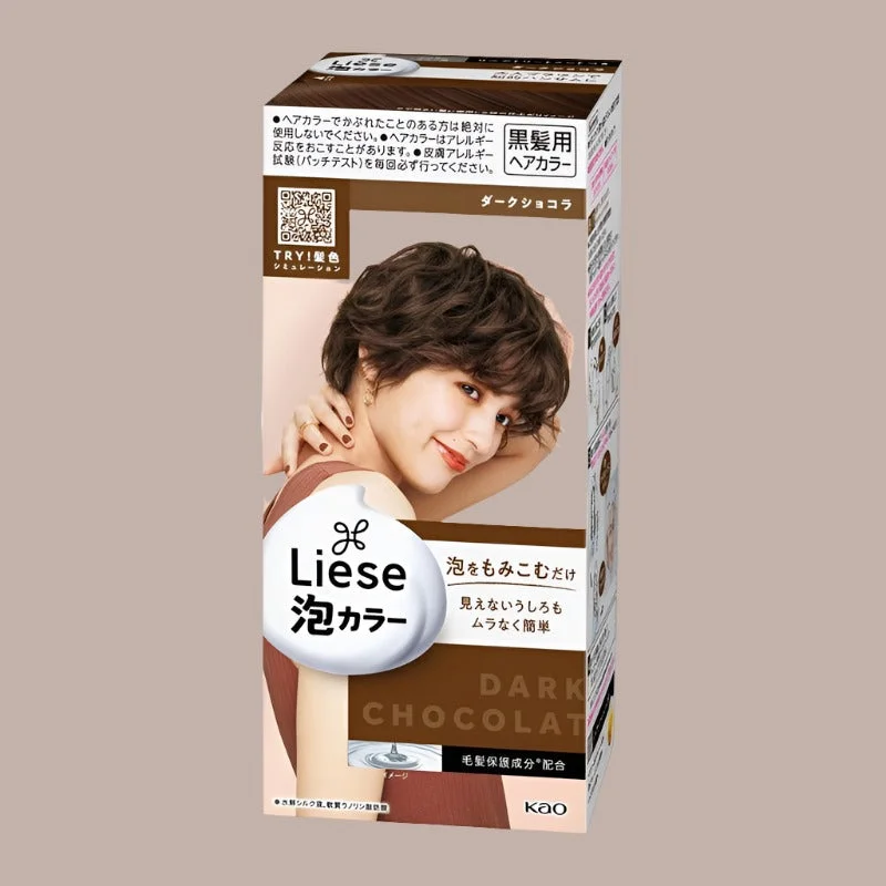 Kao Liese Prettia Bubble Hair Color Dark Chocolate