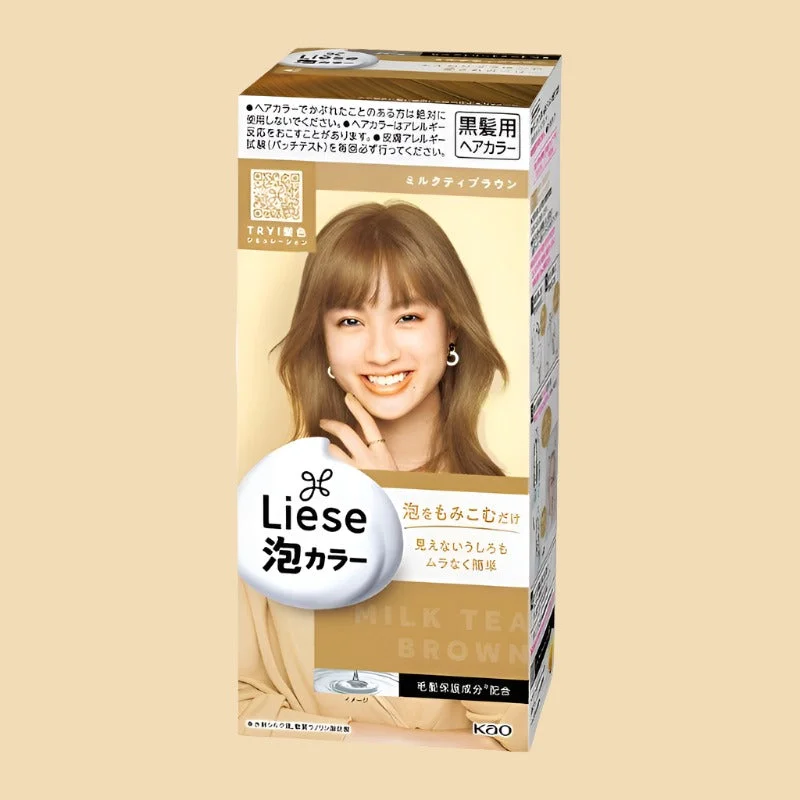 Kao Liese Prettia Bubble Hair Color Milk Tea Brown