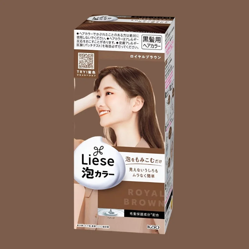 Kao Liese Prettia Bubble Hair Color Royal Brown