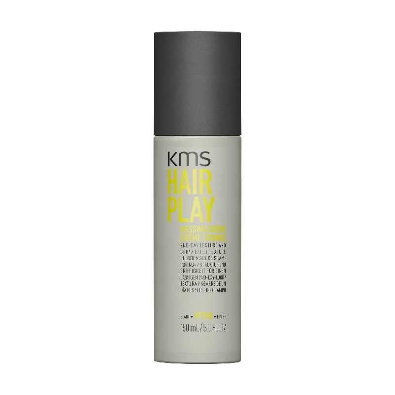 Hair care routine for hair refinement-KMS HairPlay Messing Creme 5 oz