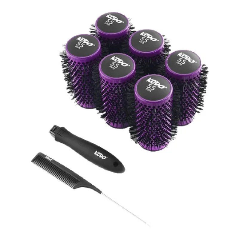 Curl lock lotion-Kodo Lock and Roll Set- Purple 55mm