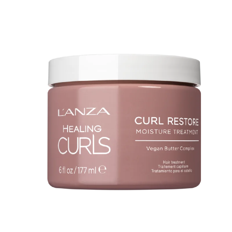 Best hair care for scalp strength-Lanza Healing Curls Curl Restore Treatment 6 oz